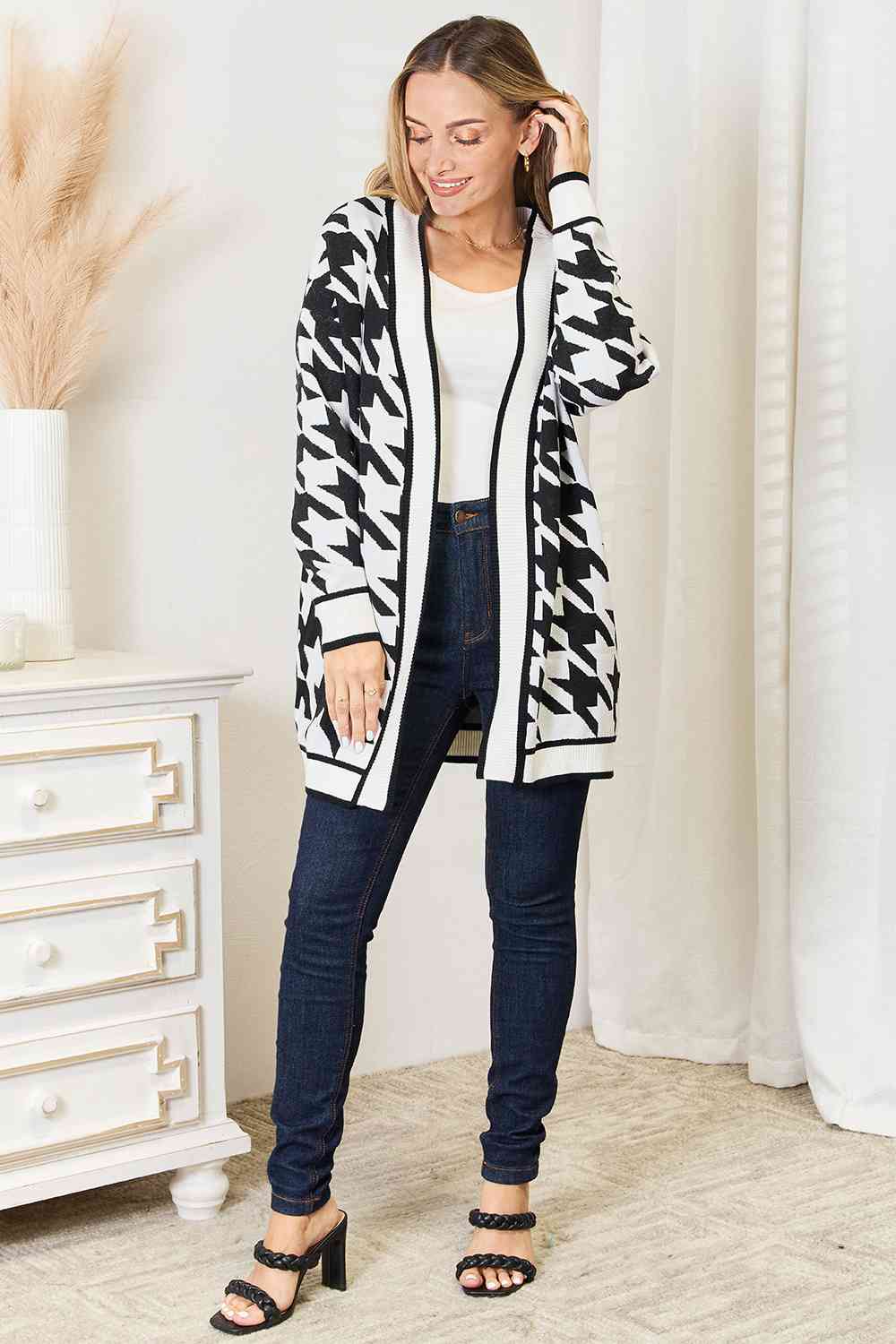 Houndstooth Cardigan