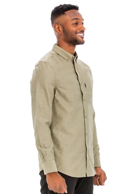 Long Sleeve Button Downs in multiple colors