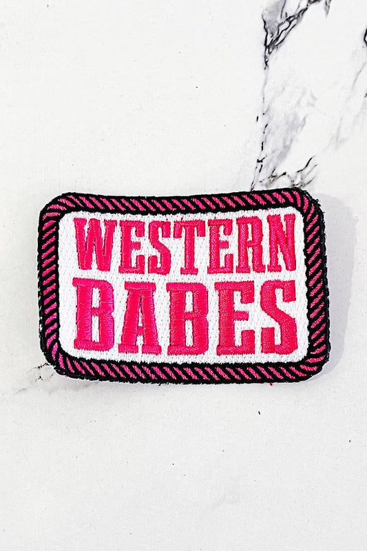 Western Babes Embroidered Patch