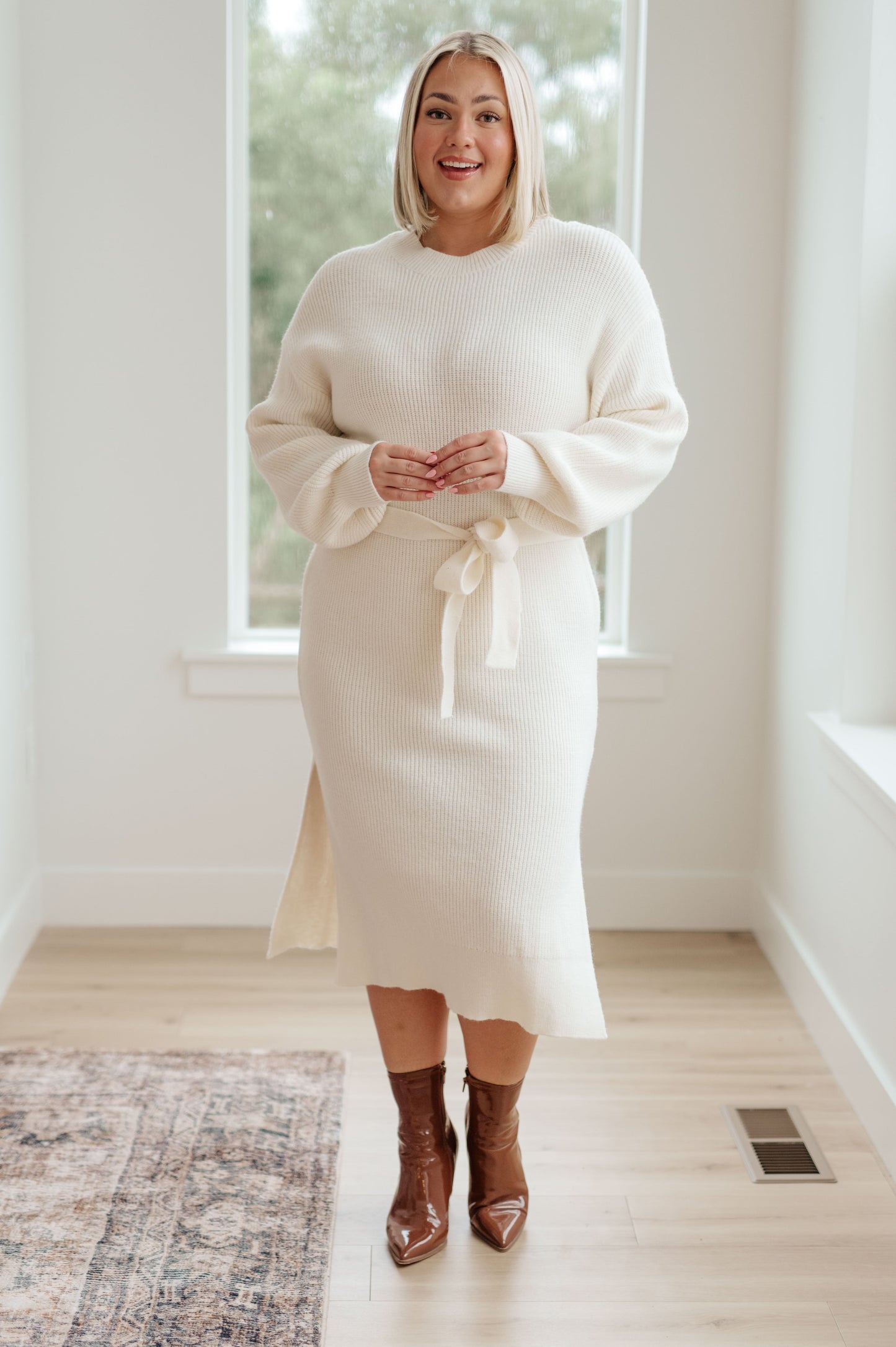 Ivory Sweater Dress