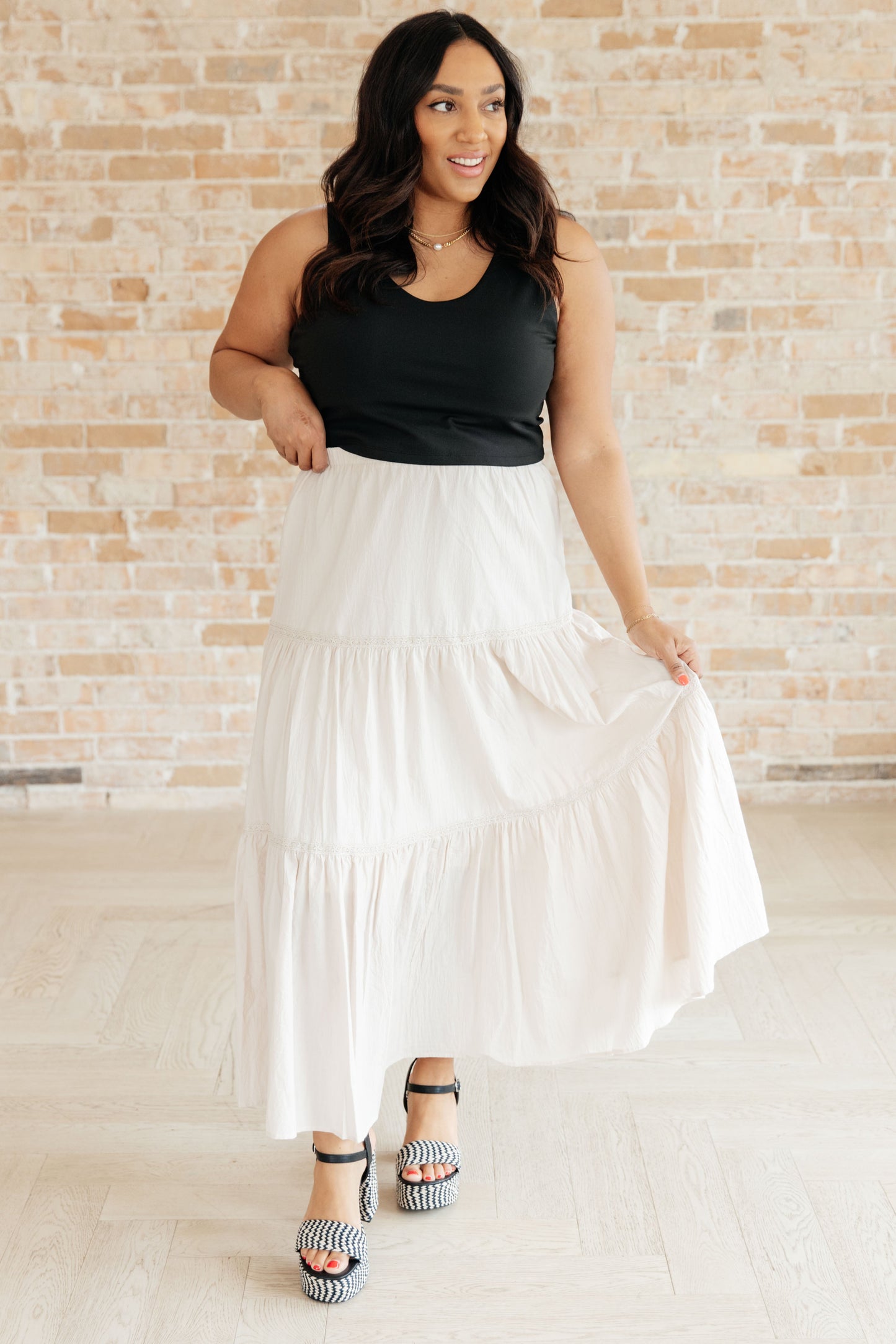 Raquel Tiered Maxi Skirt