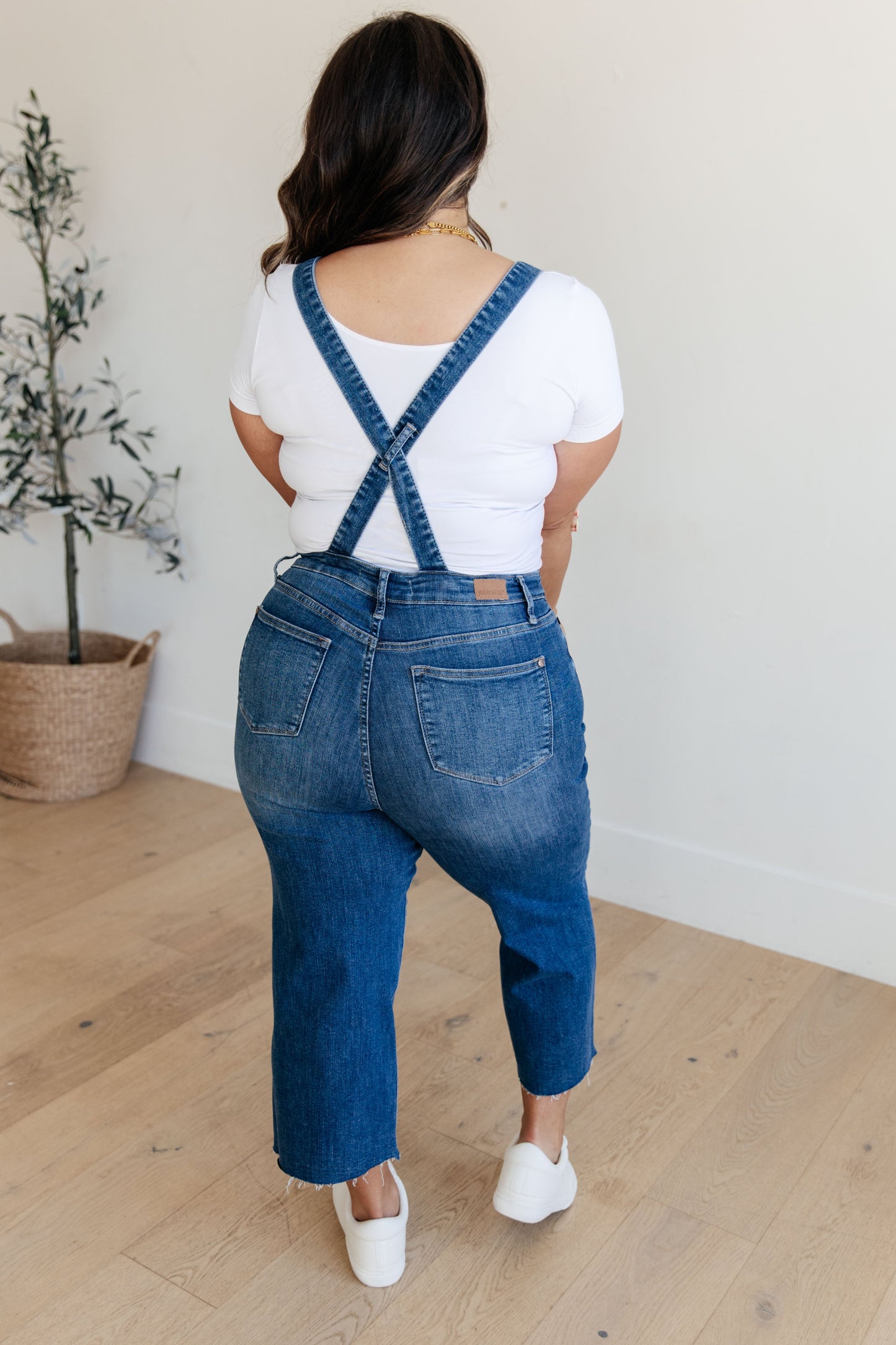 Wide Leg Crop Overalls