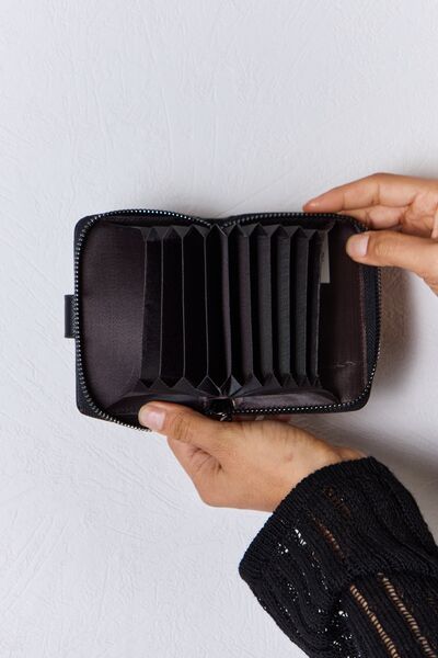 Faux Leather Mini Wallet