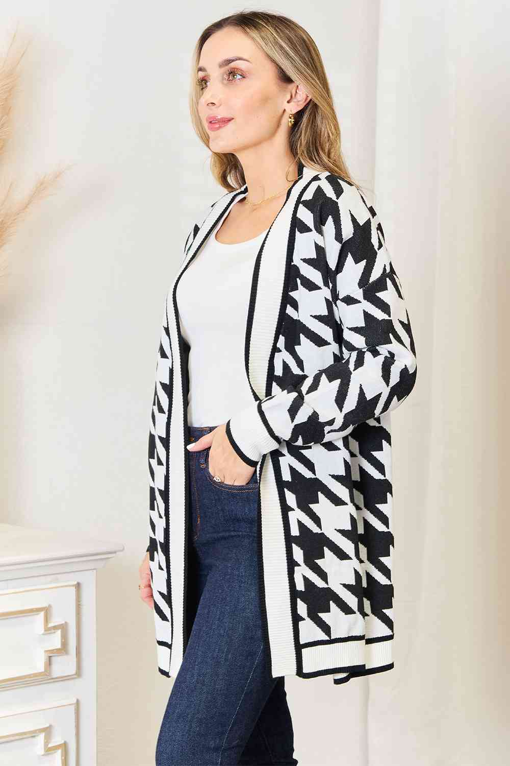 Houndstooth Cardigan