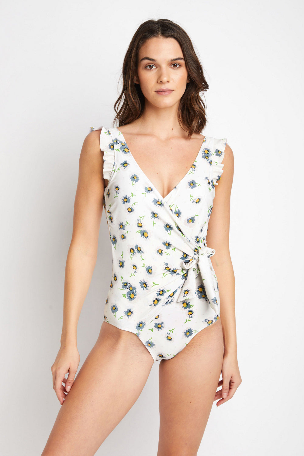 East Coast Shores One-Piece in Daisy Cream