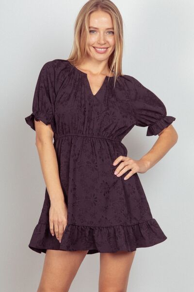 Lea Ruffled Mini Dress