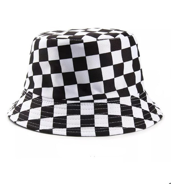 Checkered Bucket Hat