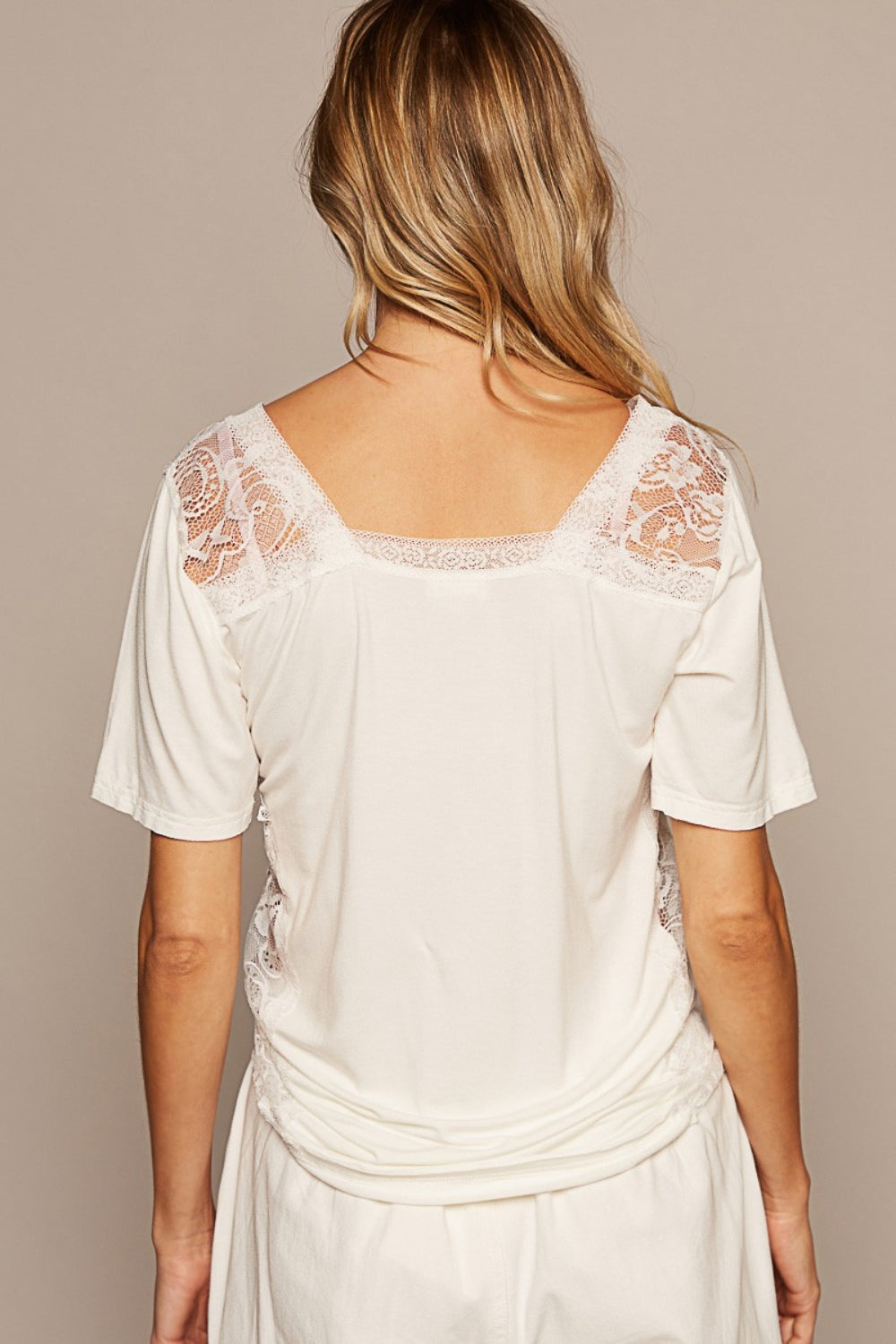 Rosanna Lace Trim Top