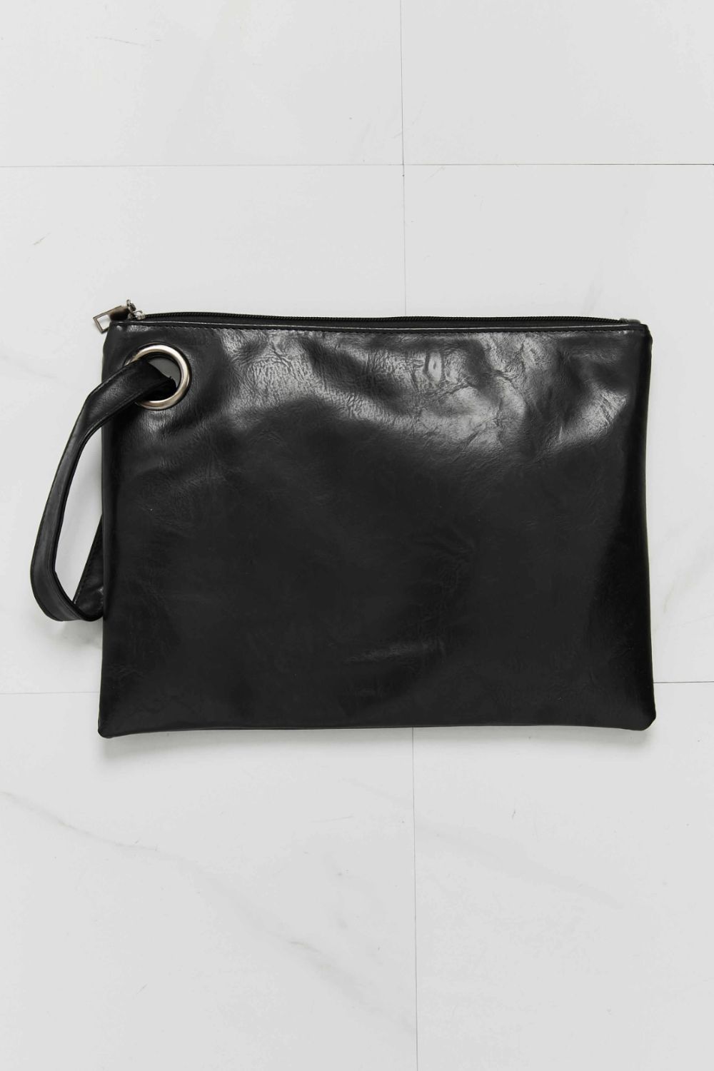 Black Vegan Wristlet
