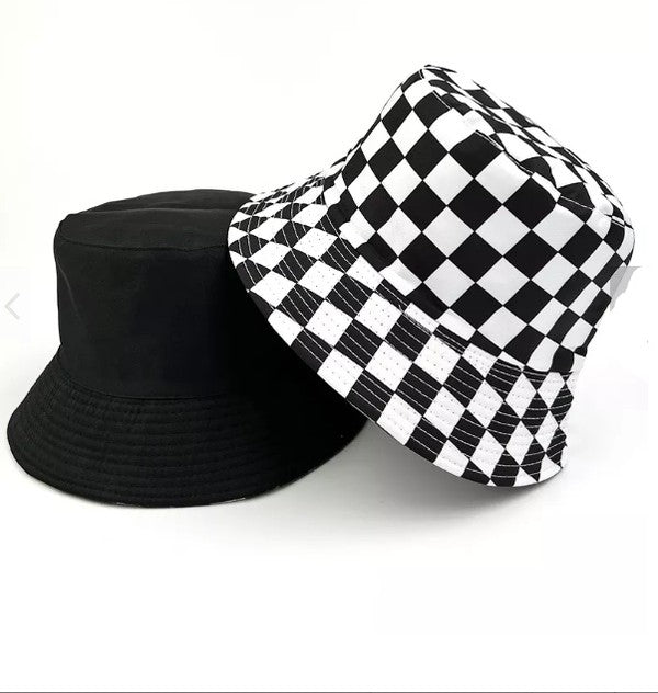 Checkered Bucket Hat