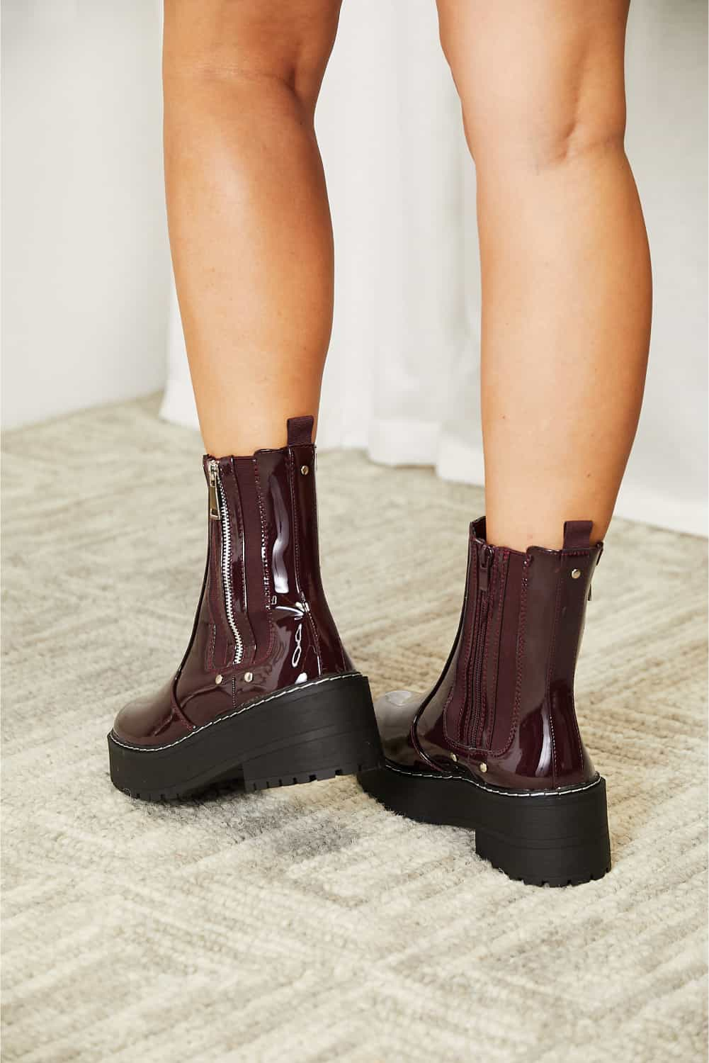 Wine Platform Boots