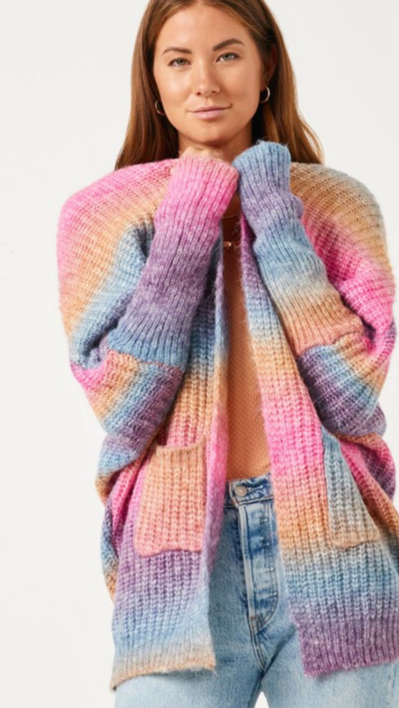 Rainbow Sherbet Sweater