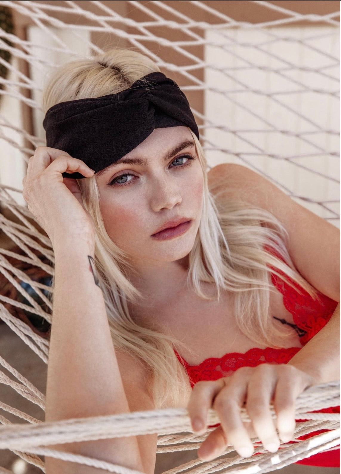 Jolene Black Turban