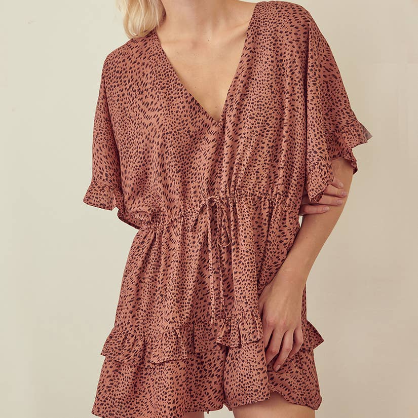 Leopard Romper