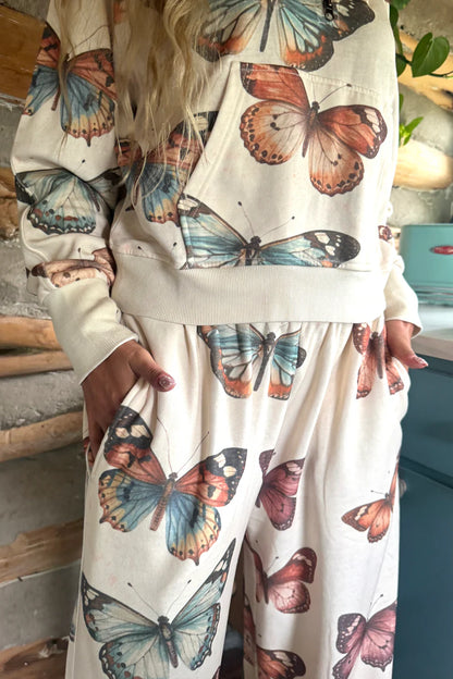 PREORDER: Camo and Butterflies Easy Does it Pullover