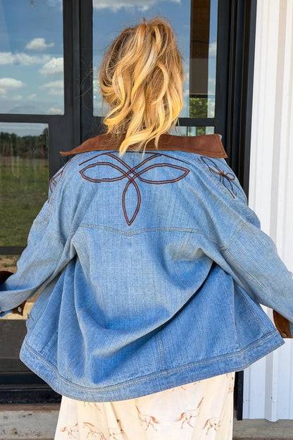 PREORDER: Cowboy Romance Denim Jacket