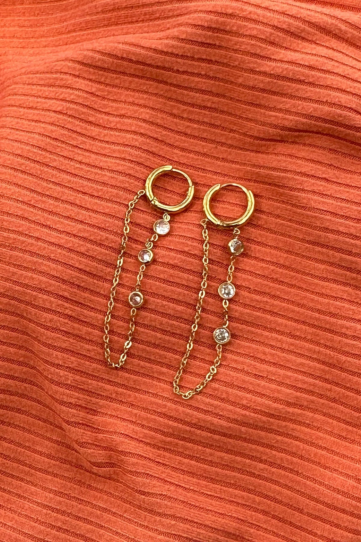 Cascade Hoop Earring