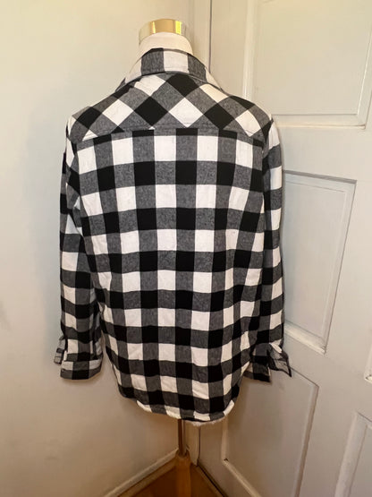Amber Moon Revival: Buffalo Plaid Lined Shacket