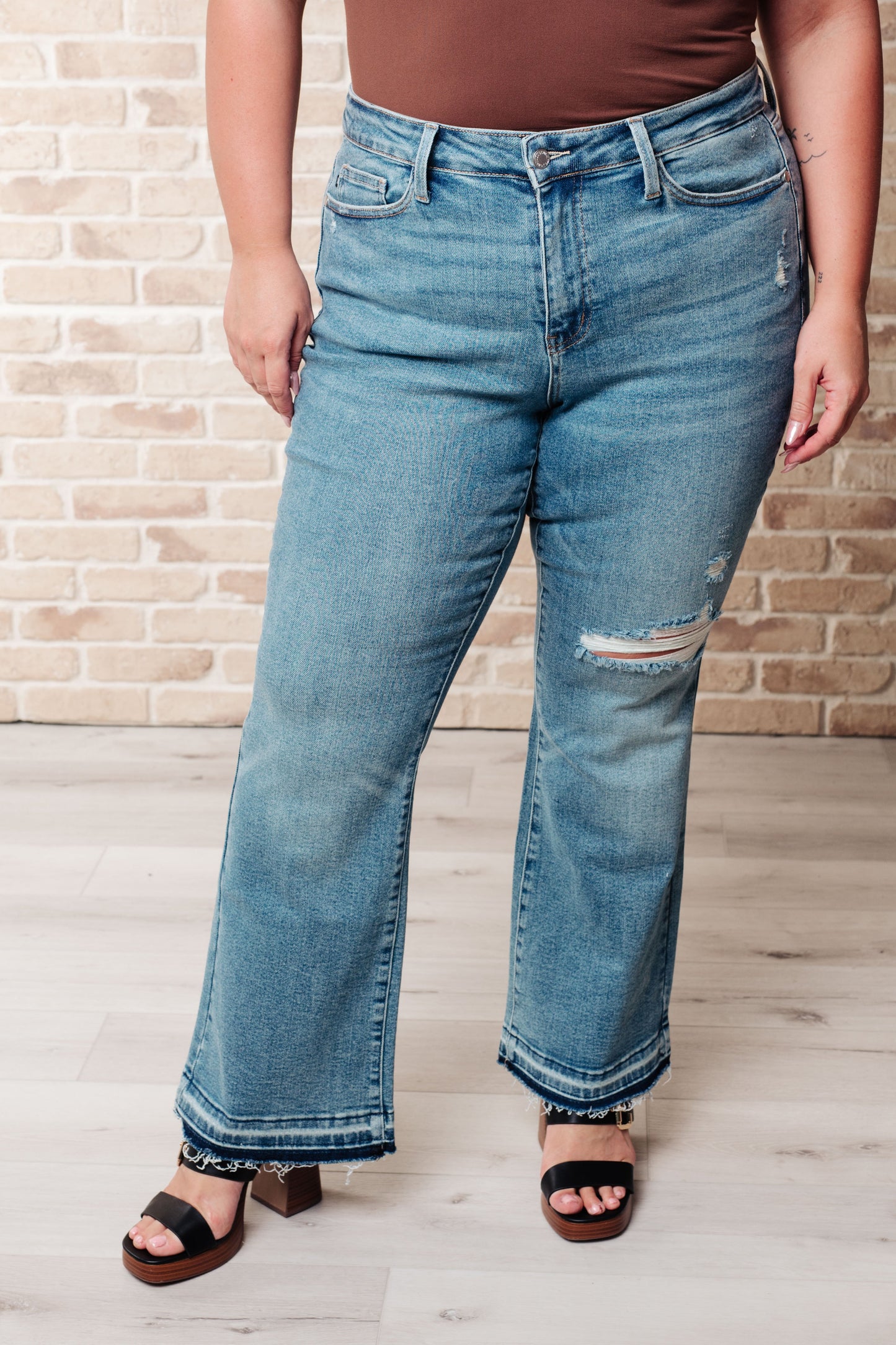 Isla Mid Rise Bootcut Jeans