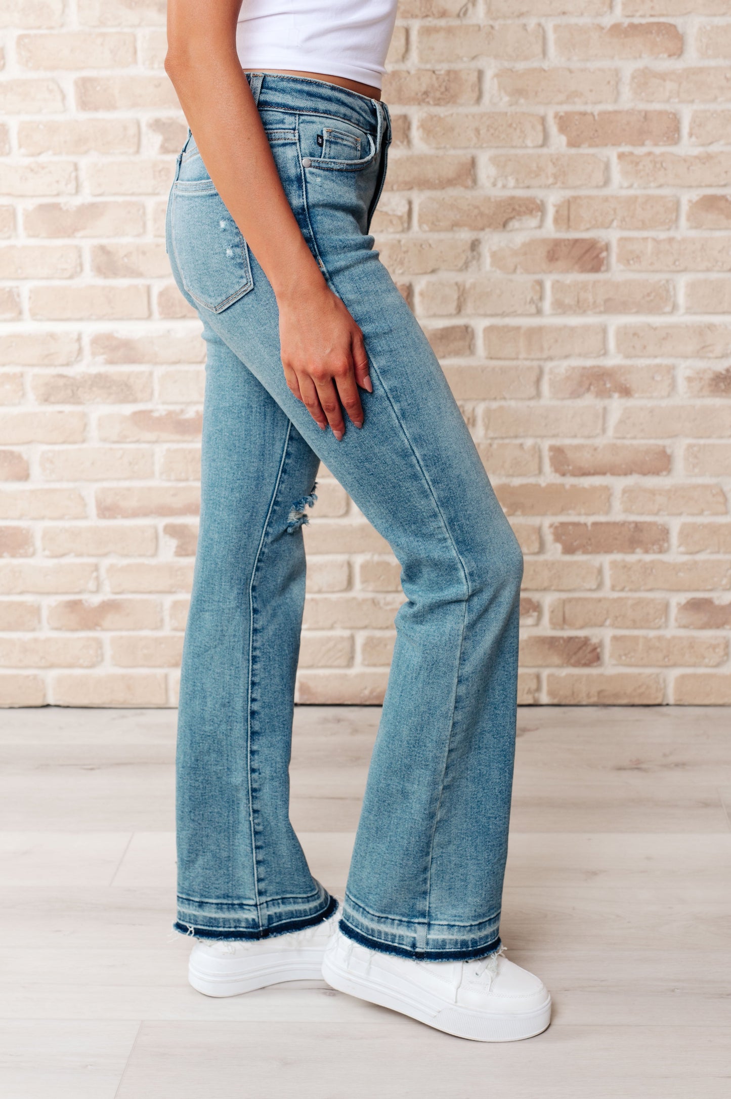 Isla Mid Rise Bootcut Jeans