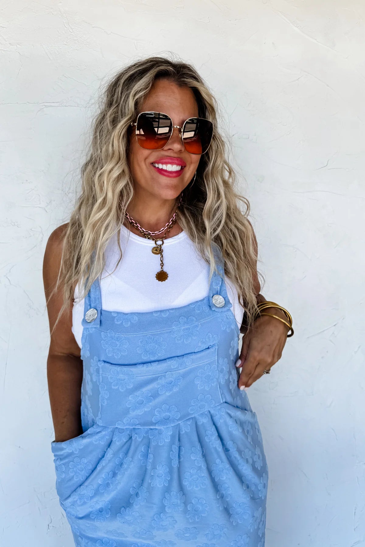 CLOSED PREORDER: Sunshine & Daisies Overall Dress