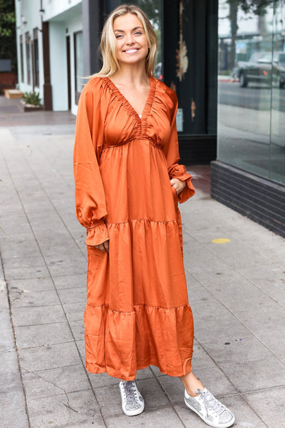 Rust Love Maxi Dress