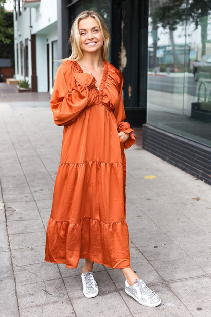 Rust Love Maxi Dress