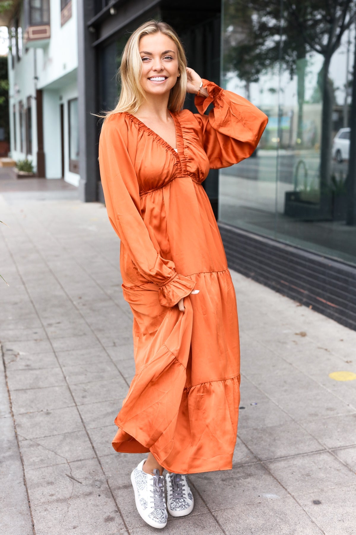 Rust Love Maxi Dress