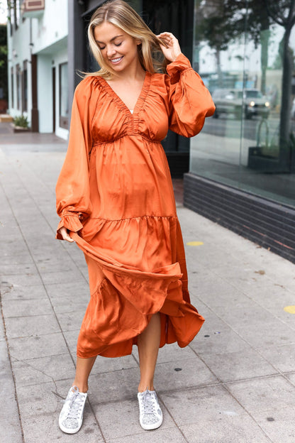 Rust Love Maxi Dress