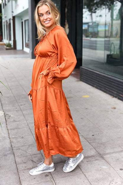 Rust Love Maxi Dress