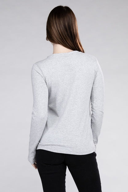 Amber Moon Basics: Long Sleeve Crew