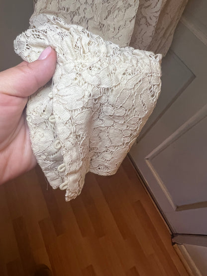 Amber Moon Revival: Cream Lace Shacket