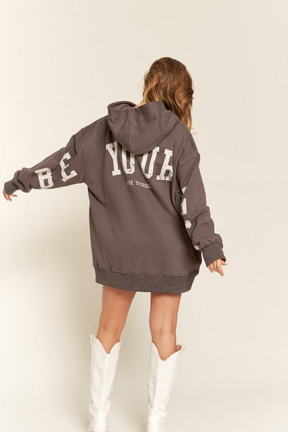 Amber Moon Revival: Be Yourself, Love Yourself Hooded Sweatshirt