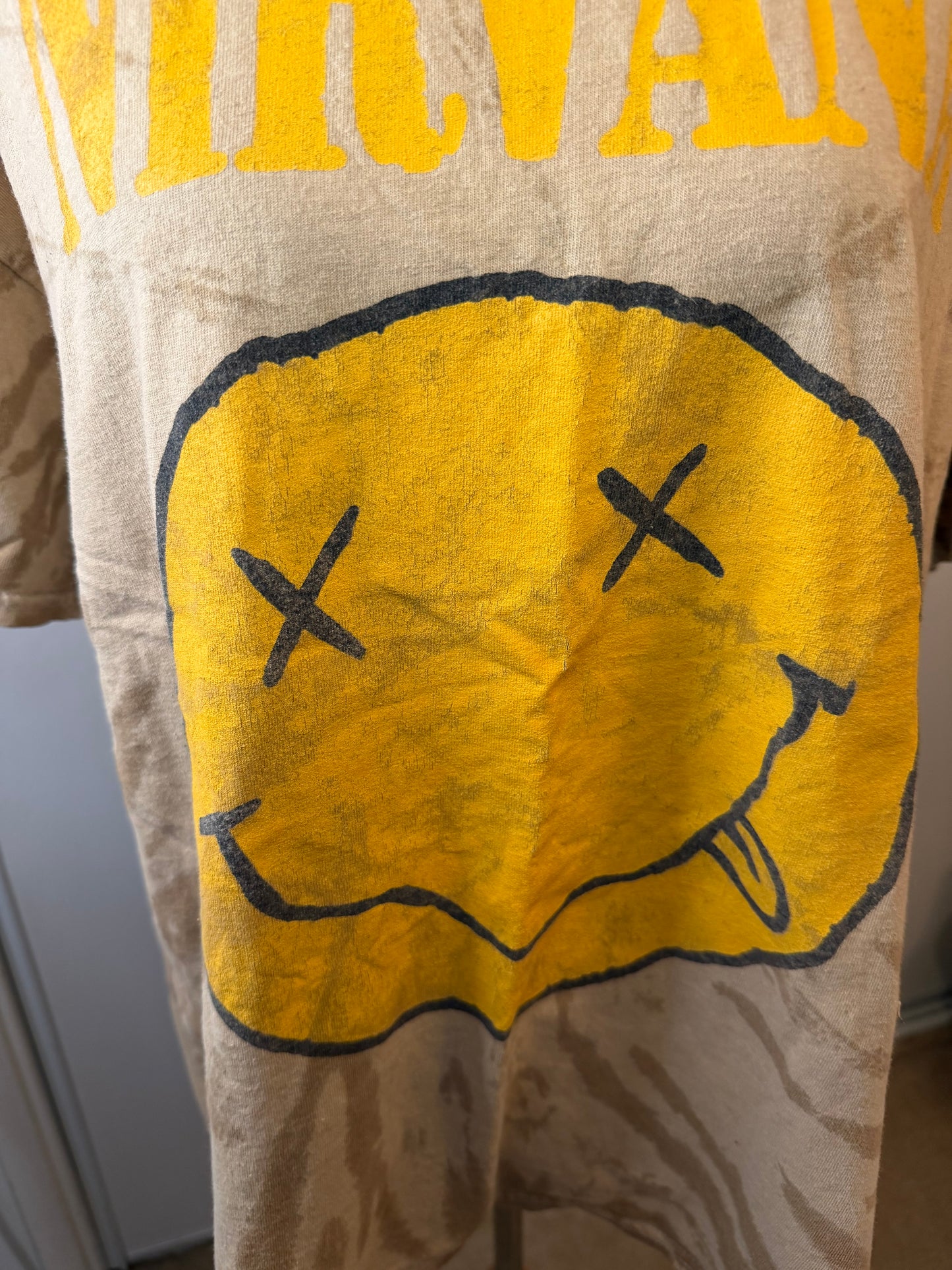 Amber Moon Revival: 100% Cotton Nirvana Tie-Dyed Tee