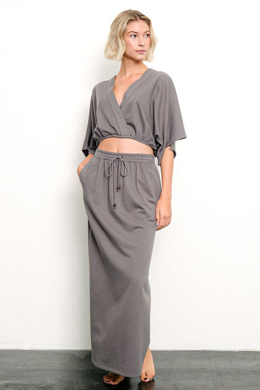 Organic Hemp Maxi Skirt