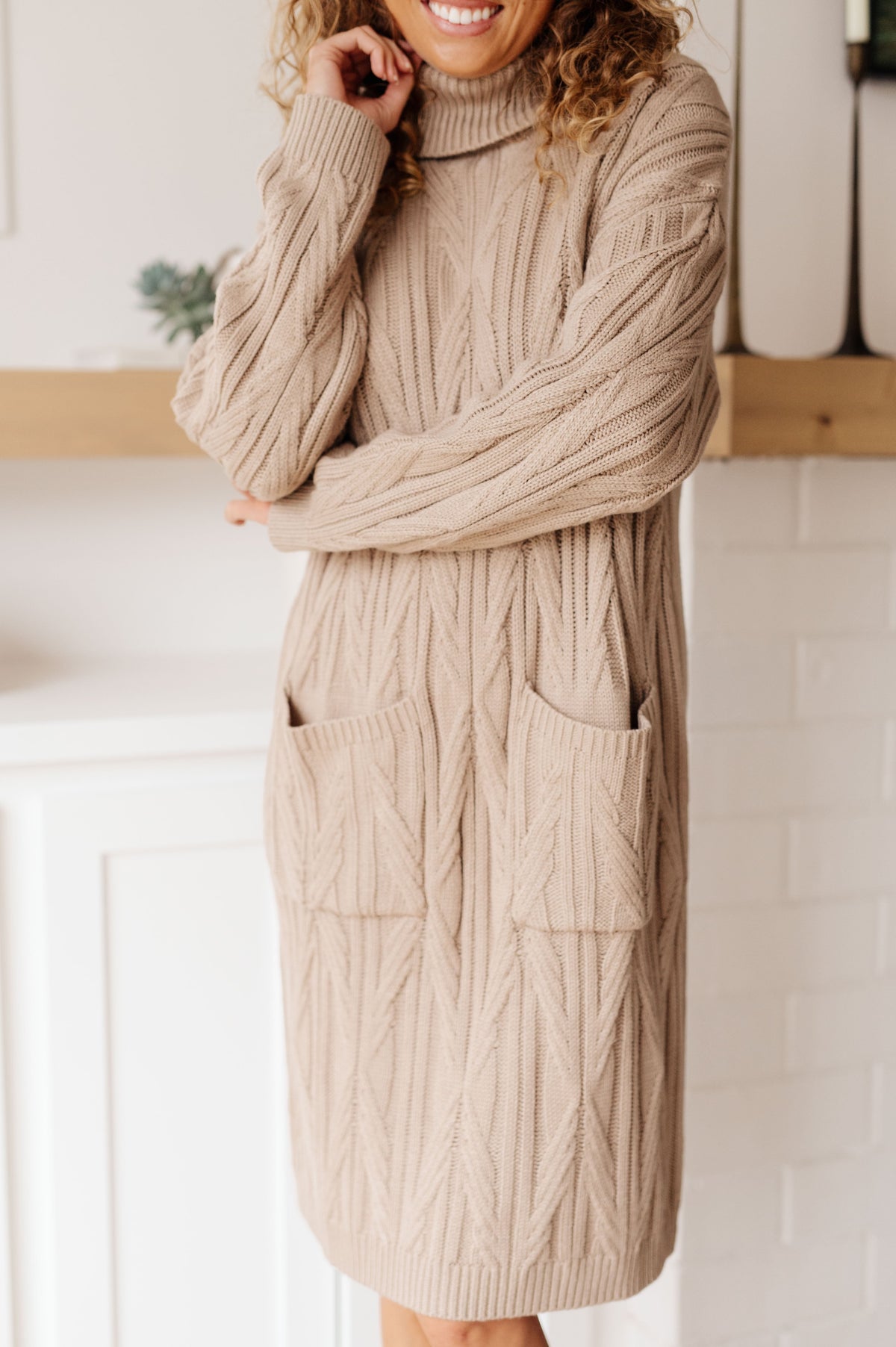 Amaya Turtleneck Sweater Dress