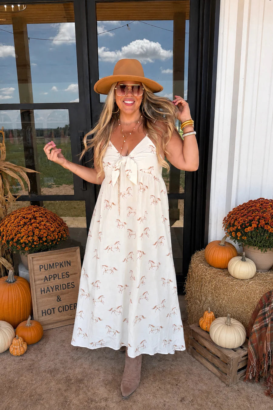 PREORDER: Western Charm Maxi Dress