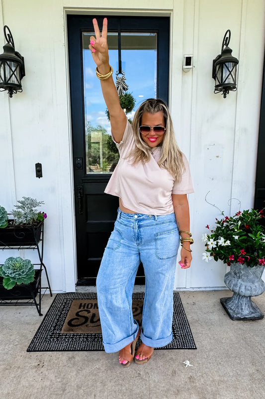 PREORDER: Clover Front Pocket Jeans