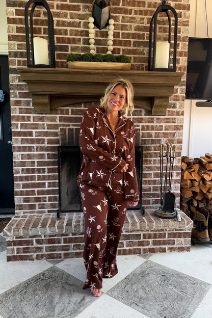PREORDER: Western Nights Luxe PJ Set