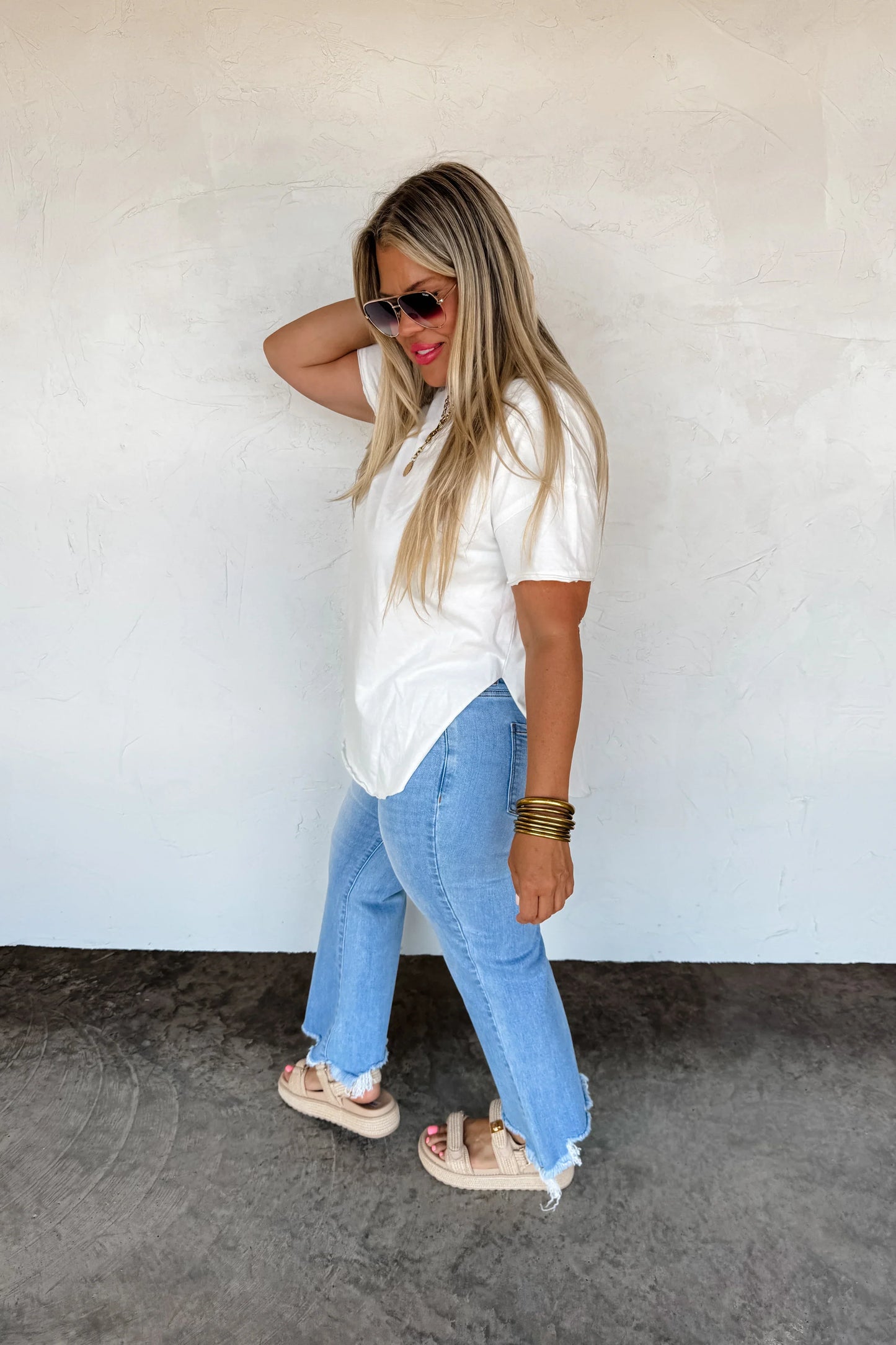 Basics: Joey Washed Cotton Boyfriend Tee