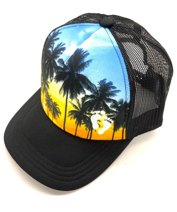 Palm Trees Trucker Hat