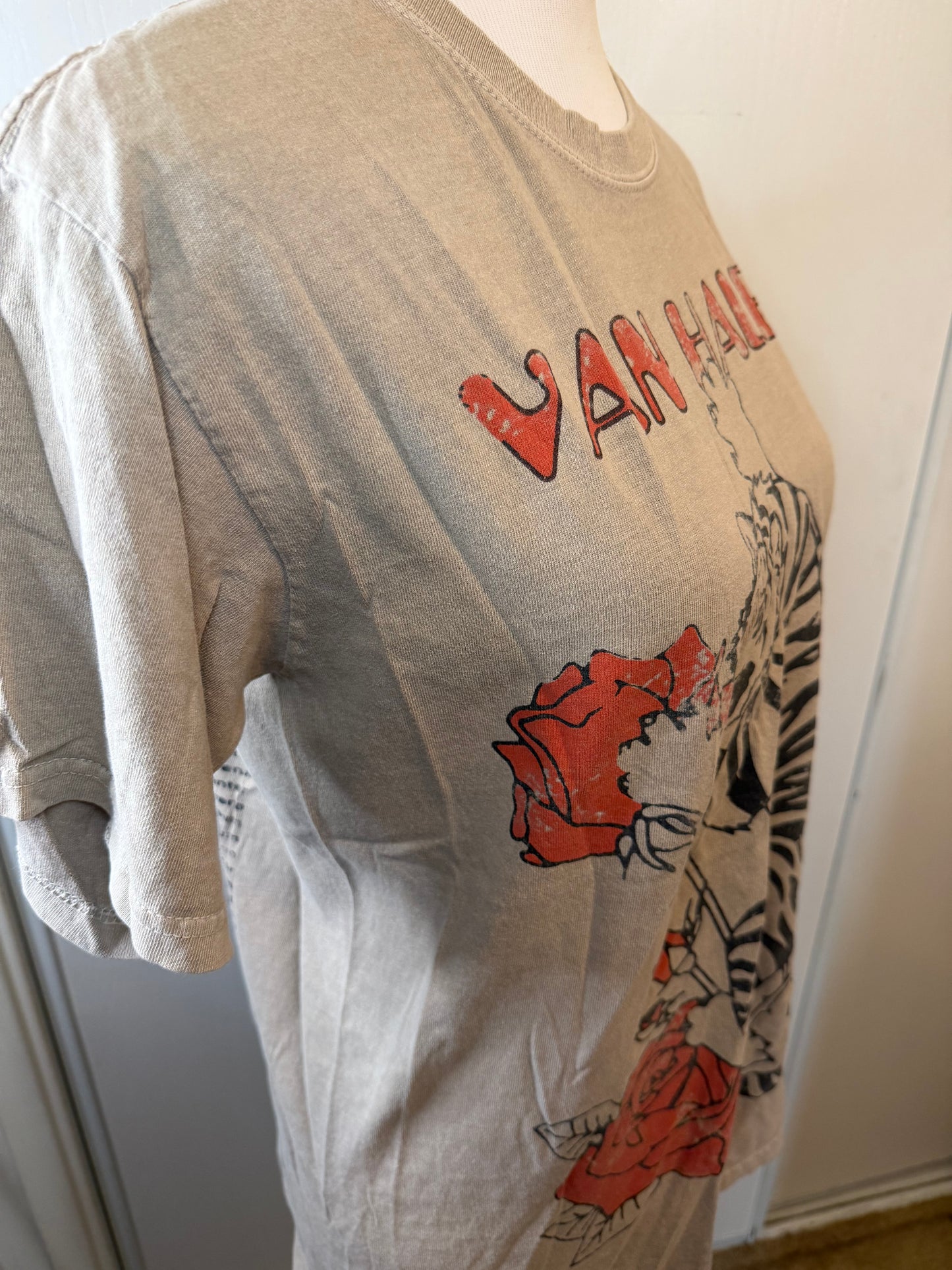 Amber Moon Revival: 100% Cotton Van Halen Women's Tiger Tee