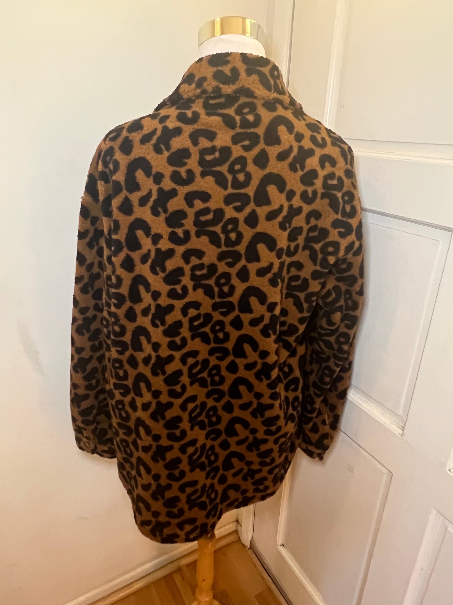 Amber Moon Revival: Leopard Fuzzy Shacket
