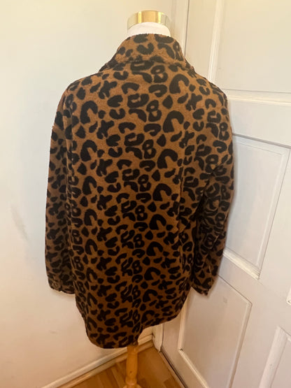 Amber Moon Revival: Leopard Fuzzy Shacket