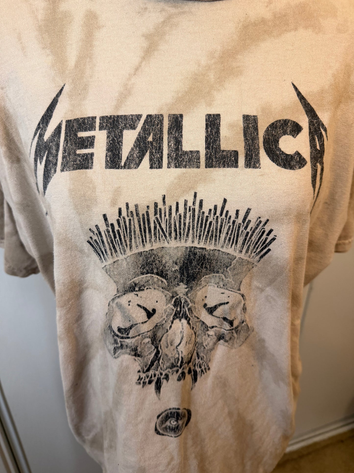 Amber Moon Revival: Metallica Skull Tee - 100% Cotton