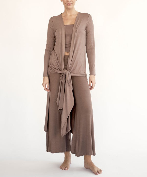 Organic Bamboo Maxi Cardigan