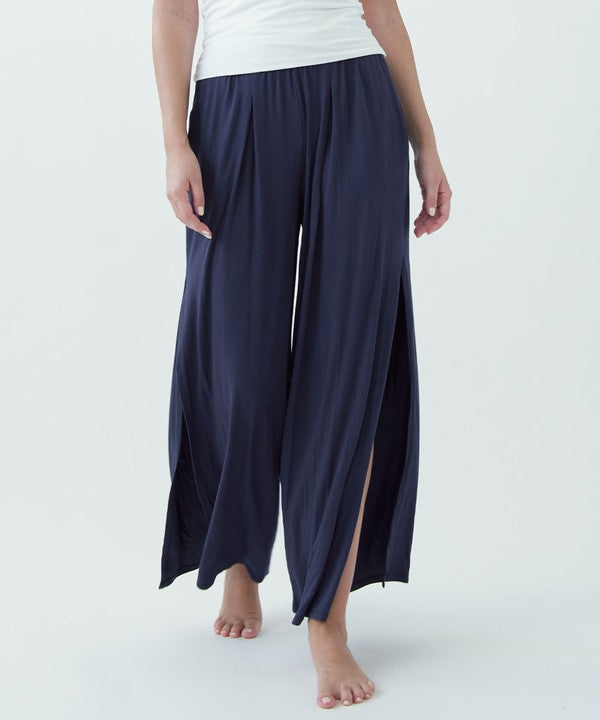 Organic Bamboo Split Leg Pants