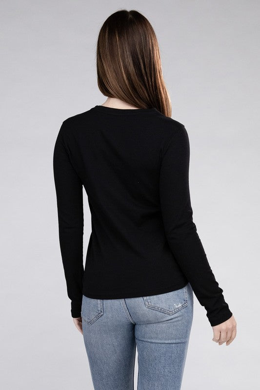Amber Moon Basics: Long Sleeve Crew
