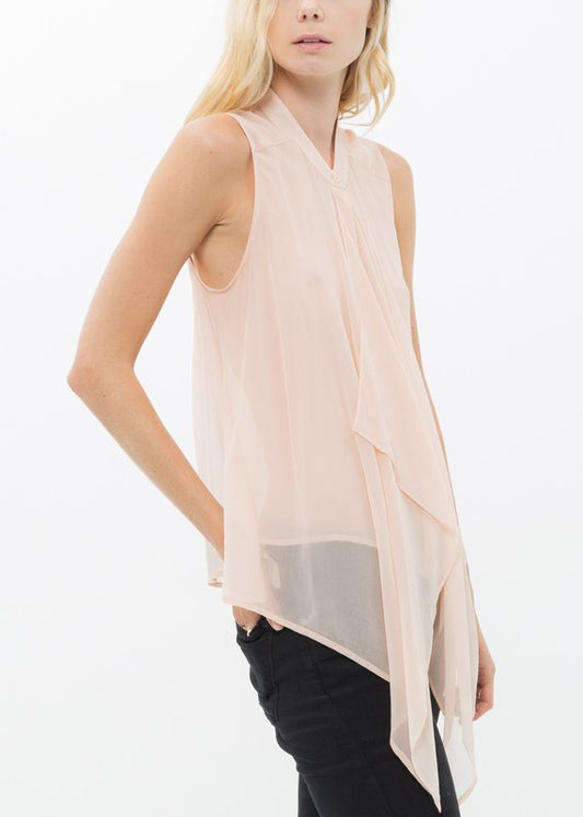 Silk Drape Blouse