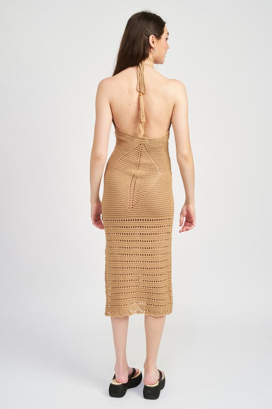 Crochet Halter Dress